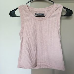 A&F NWOT Ribbed Crew Tank
